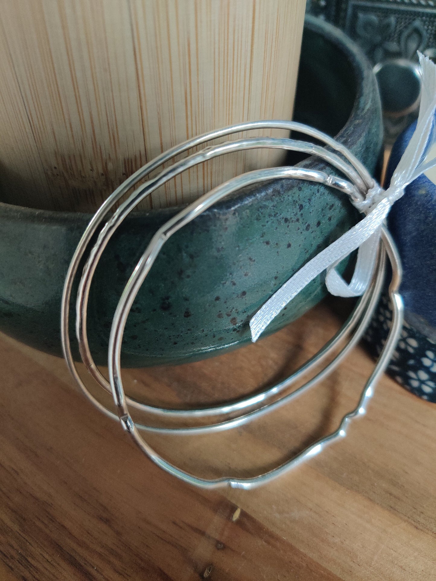 Stacking bangles set of 3