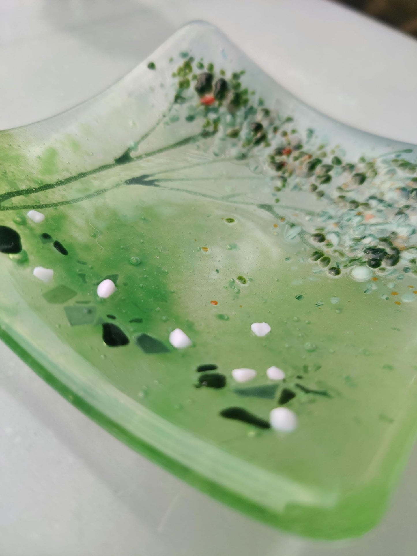Forest trinket dish, ring dish
