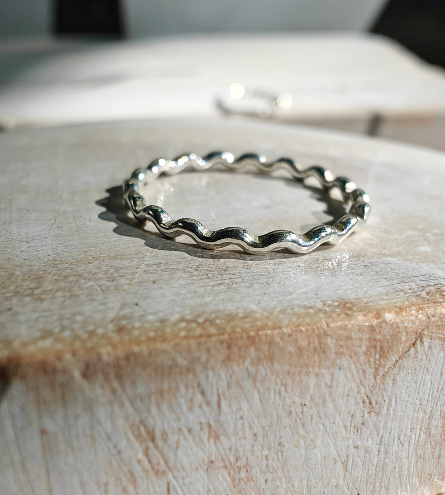 Sea waves ring, stacking ring