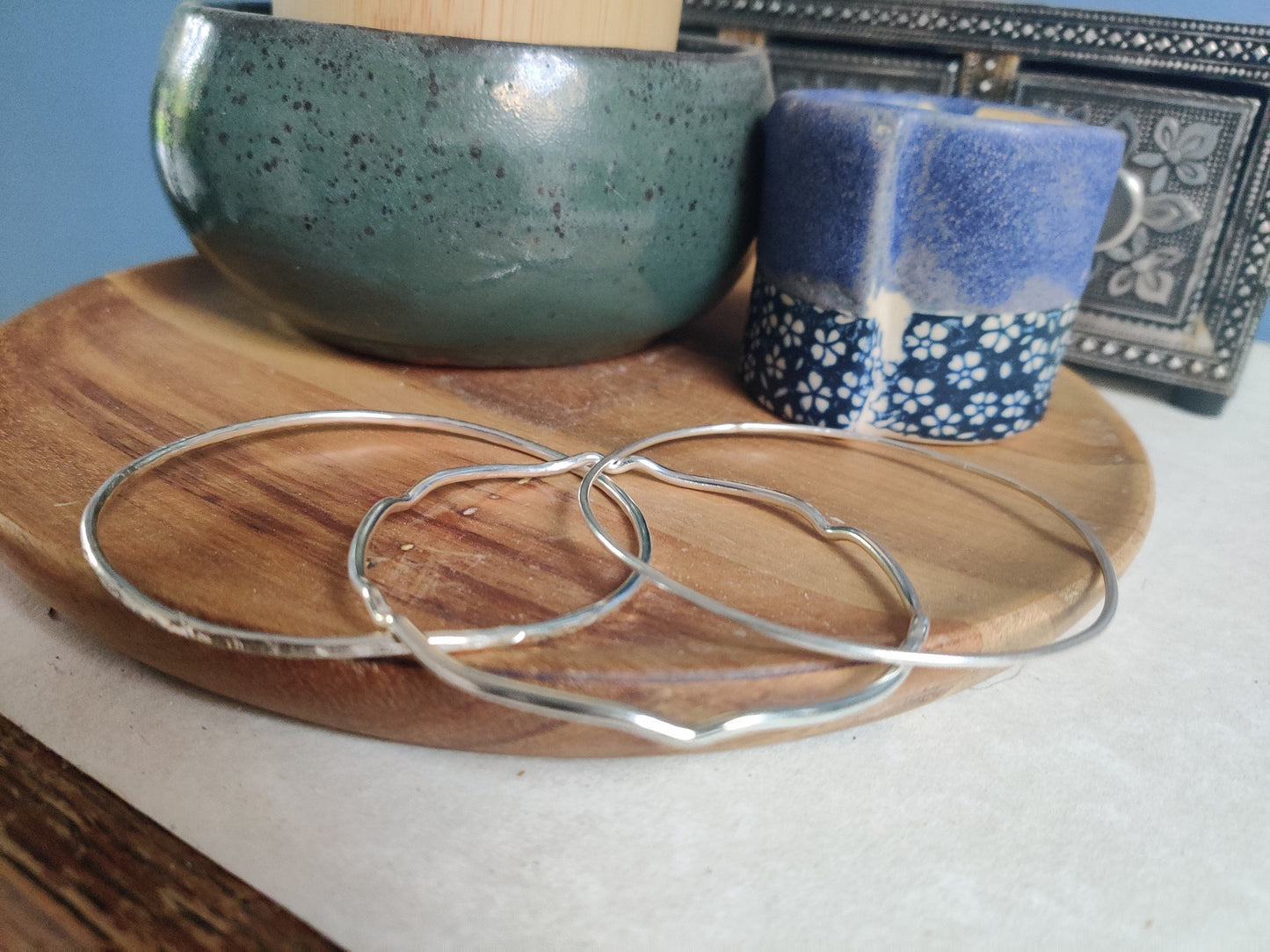 Stacking bangles set of 3