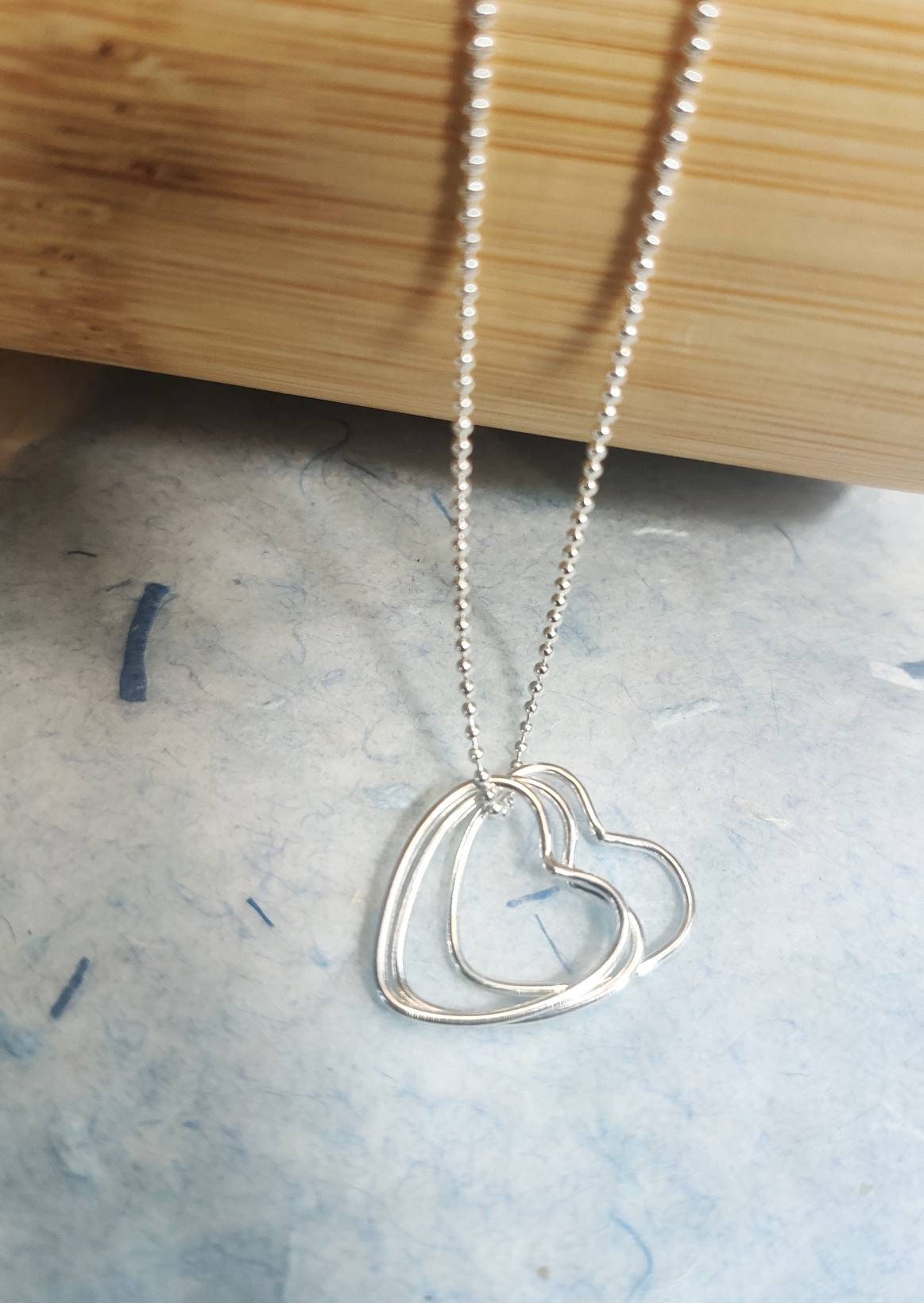 Heart pendant, three hearts