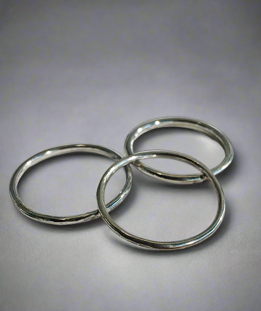 Plain ring, stacking ring