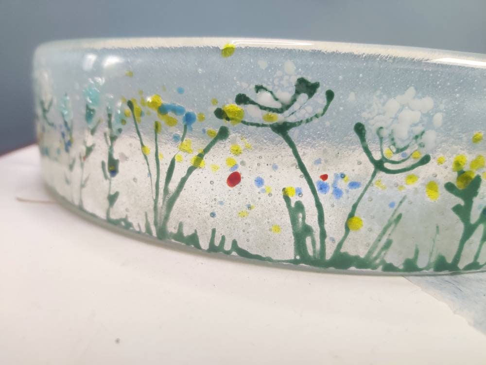 Flower Meadow curve glass