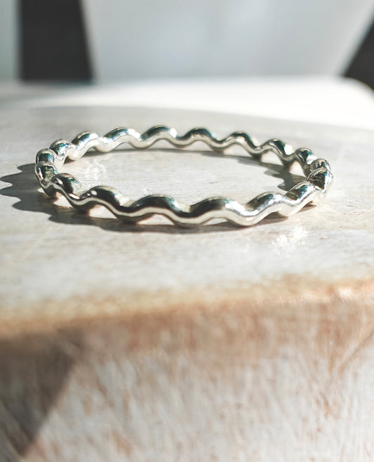 Sea waves ring, stacking ring