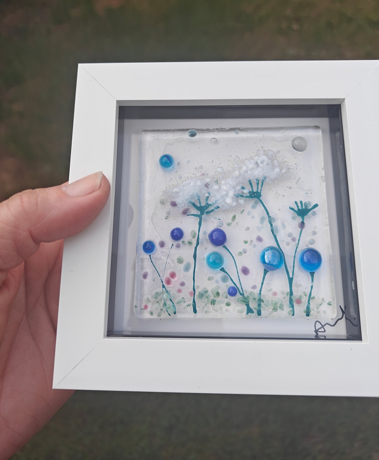 Flower meadow pictures, blues